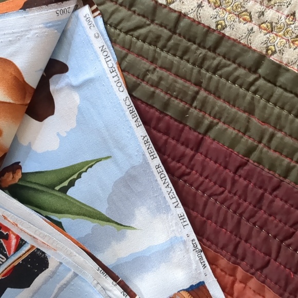 Vintage ALEXANDER HENRY* fabric "Wrangler's" collection 5.29 metres of fabric - Picture 6 of 9